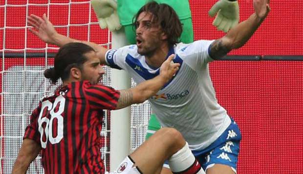 Milan 1 Brescia 0 Fotolive