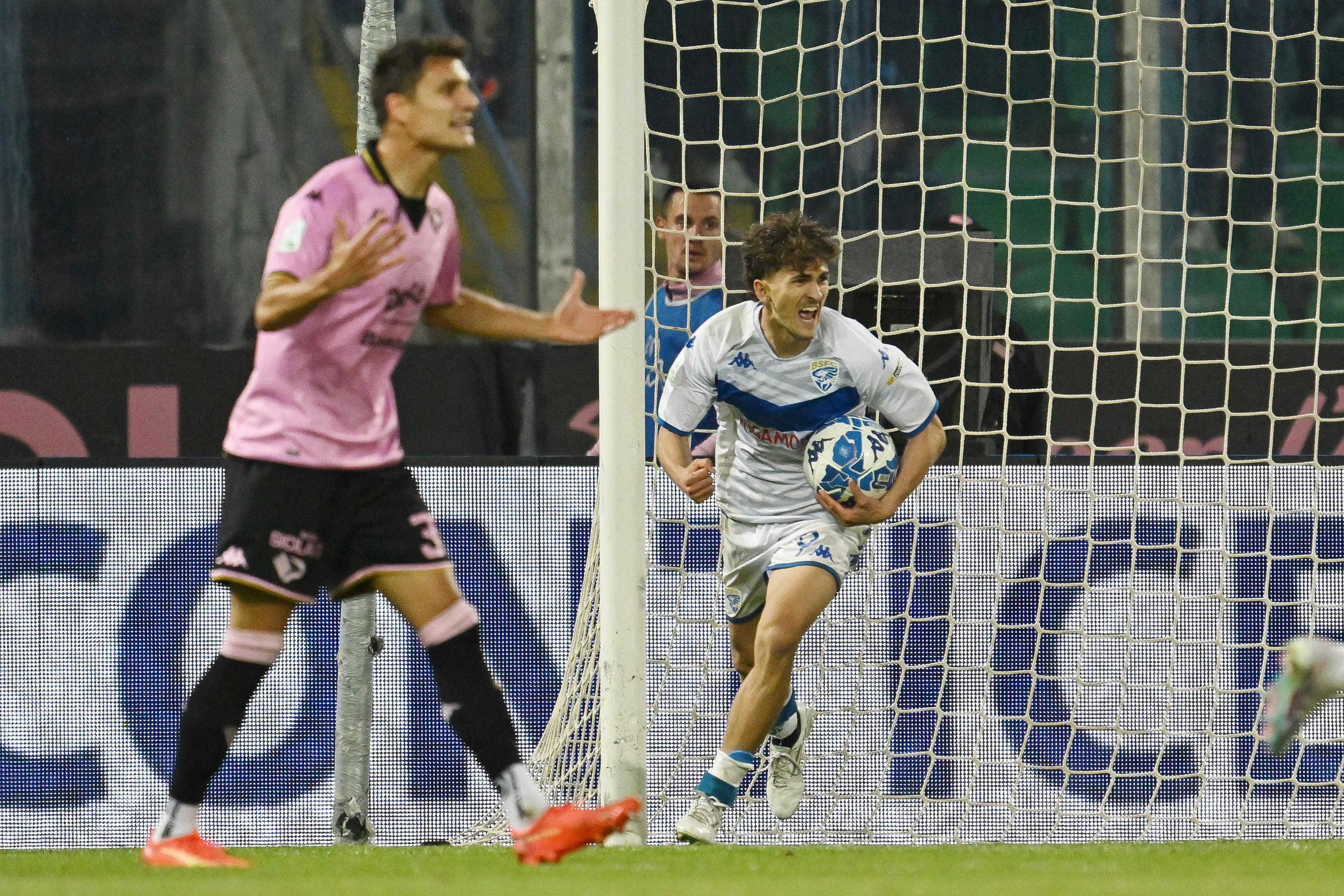 Palermo Brescia 2-2 fotolive